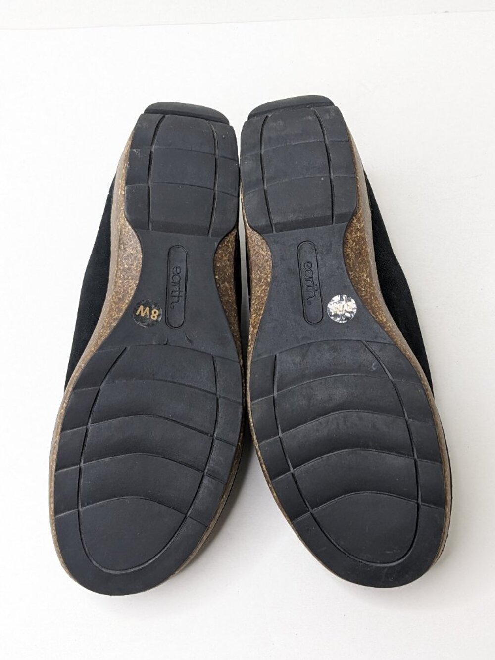 Earth Kolia Slip-On Clogs Black Leather Women's 8 Wide - Picture 5 of 6